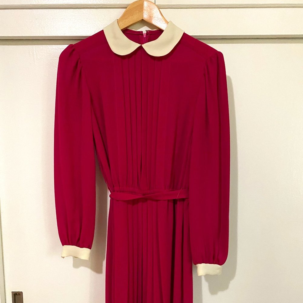 1960's Vintage Peter Pan Collar Dress